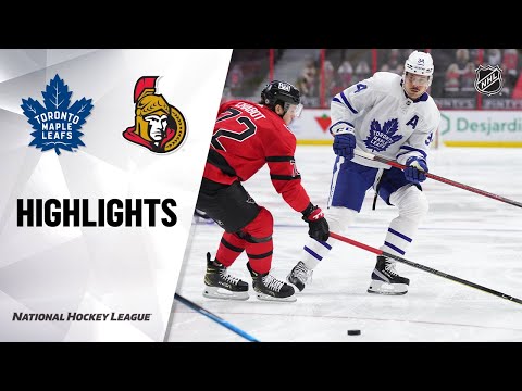 Maple Leafs @ Senators 3/25/21 | NHL Highlights