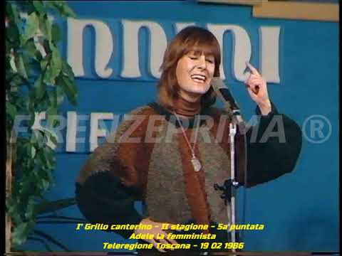 I'Grillo canterino. di Gianfranco D'Onofrio.  Bibi Faller Sandro Cosci in: Adele la femminista. 1986