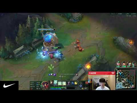 FAKER perfect farming under tower