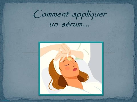 comment appliquer serum