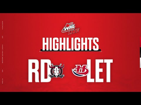 Red Deer Rebels at Lethbridge Hurricanes 10/20 | WHL Highlights 2023-24