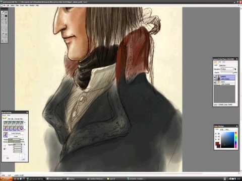 Napoleon portrait - coloring