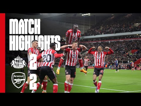 Brobbey Scores 94th-Minute Equaliser | Sunderland AFC 2 - 2 Arsenal FC | Premier League Highlights