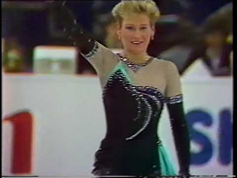Claudia Leistner FRG - 1989 European Figure Skating Championships Free Skate
