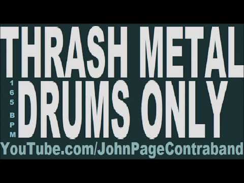 Thrash Metal Drum Track Backing Track Drums Only