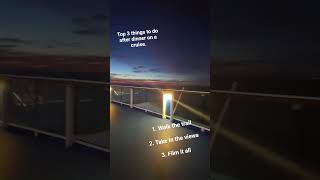 Best 3 things to do after specialty dining. #solocruise #fun #solotravel #royal