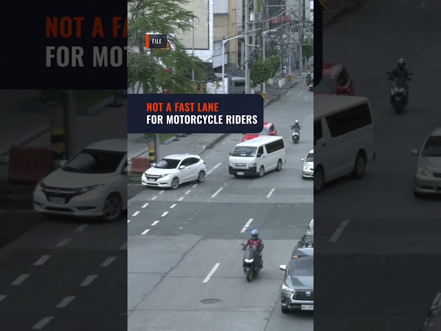 MMDA begins enforcing fines for motorcycles on EDSA bike lanes