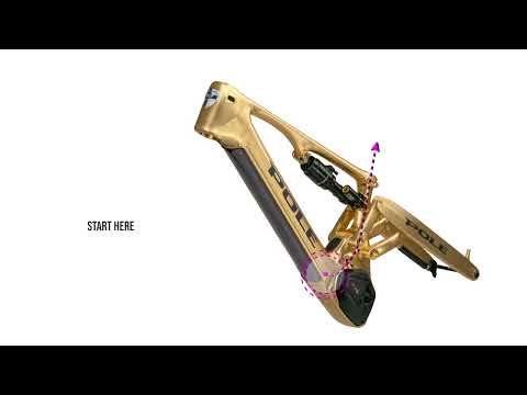 How to insert a dropper post cable to a Pole Voima