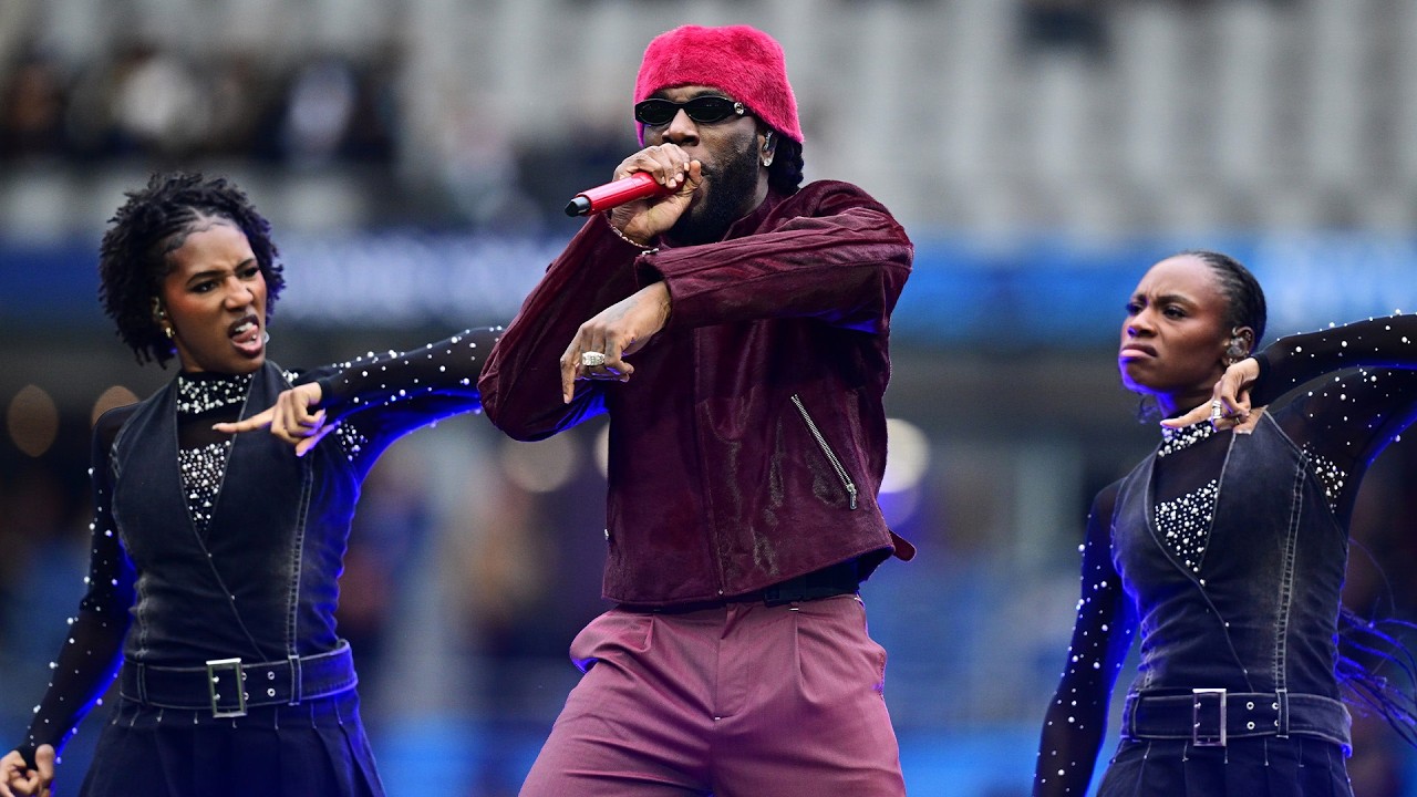 Burna Boy Halftime Show at the Paris Game