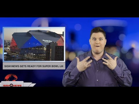 Sign1News gets ready for Super Bowl LIII (ASL - 1.27.19)