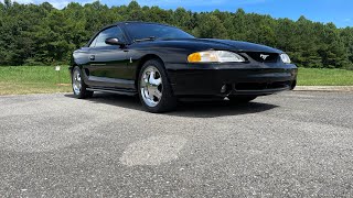 Video Thumbnail for 1994 Ford Mustang Cobra Convertible