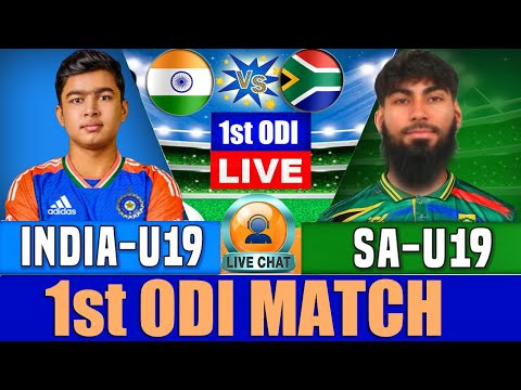 Live: India U19 vs South Africa U19 | 1st Odi | Score Commentary | Sa U19 vs Ind U19 last Innings