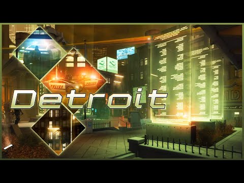 Deus Ex: Human Revolution - Detroit Ambient Music: Police Station Streets (1 Hour)