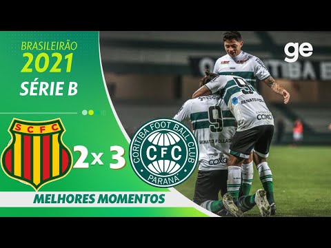 Gols e lances de Sampaio Corrêa x Coritiba