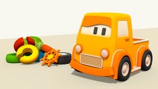 Eğitici çizgi film - Akıllı arabalar - Renkler - Oyuncak tırtıl