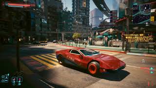 サイバーパンク2077 街を駆け巡る　cyberpunk 2077