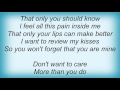 Leann Rimes - Review My Kisses Lyrics