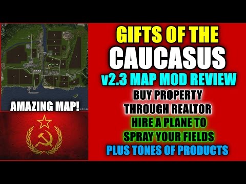 Farming Simulator 17 - Gifts of the Caucasus v2.0.3 Map "Map Mod Review"