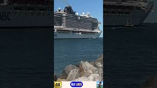 MSC SeaShore Sailing out of Cape Canaveral #ship #shorts