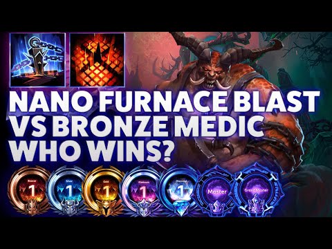 Butcher Furnace Blast - NANO FURNACE BLAST VS BRONZE MEDIC WHO WINS? - B2GM Season 1 2024