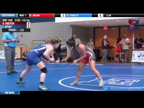 53 kg CR3 - Alanda Nguyen (Life) vs. Lindsey Spjut (McKendree)