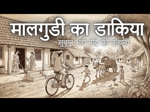 सुकून भरी नींद की कहानी: मालगुडी का डाकिया 🌙 | The Missing Mail - Hindi Sleep Story