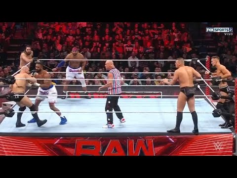 RAW 16/1/23 FULL MATCH - Seth "Freakin" Rollins & Street Profits vs The Imperium