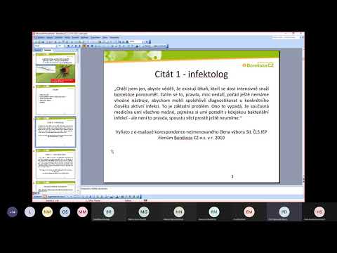 Přednáška Lymská borelióza z pohledu informovaného pacienta  21 12 2021 online
