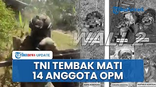 Detik-detik Prajurit TNI Baku Tembak dengan OPM di Intan Jaya, 14 Anggota Kelompok Separatis Tewas