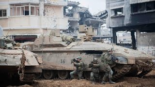 Combat Footage of Israeli Soldiers and tanks operating in the Gaza Strip