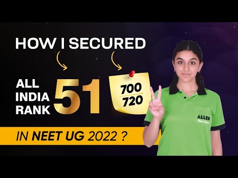 How I secured AIR-51 in NEET UG 2022? | Score (700/720) | Know from Jahnavi Banotra 📌