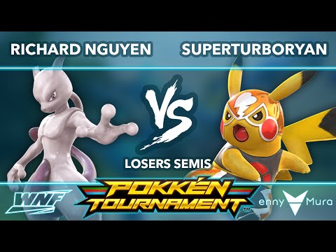 Richard Nguyen (Mewtwo) vs SuperTurboRyan (Pikachu Libre) - WNF Pokken 1.8