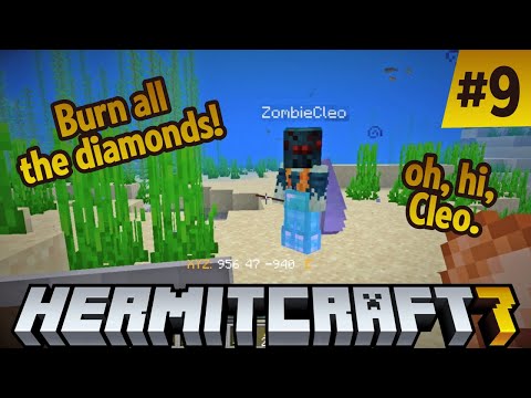 Hermitcraft 7: Burn all the Diamonds! Oh, hi, Cleo! ep 9