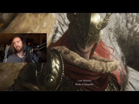 Asmongold first reaction to Malenia (Elden Ring)