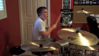 COMBICHRIST - Sent To Destroy (drum cover) by 15 y/o Evan Patterson