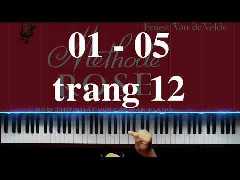 5-Finger Exercises (Part 2) | Page 12 - Methode Rose | #MR02 #hocnhacofficial #pianotv #methoderose