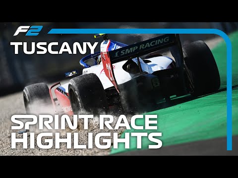 F2 Sprint Race Highlights | 2020 Tuscan Grand Prix