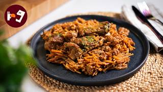 Fideos a la Cazuela con Costilla y Longaniza: Receta Tradicional paso a paso