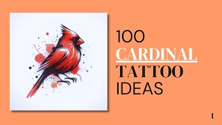 100 Cardinal Tattoo Design Ideas