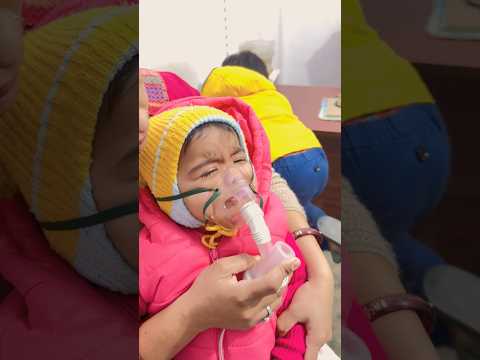 Kashvi ko nebulize karaya (she is sick) 🤒