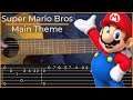 Super Mario Bros Main Theme Simple Guitar Tab