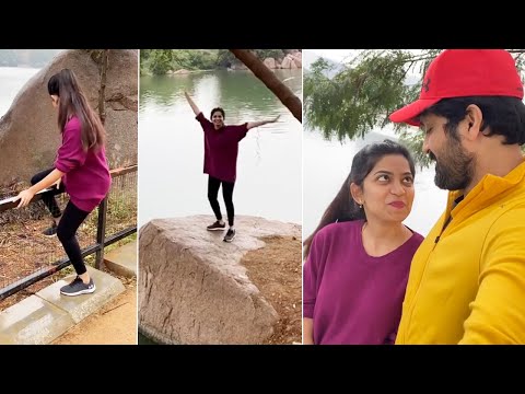 Actor Samrat And His Wife Likitha Enjoying The View | MS Entretainmnets