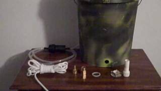 Kaz vs. Wild, My gravity feed water purifacation system. survival, bug out & rustic camping practice