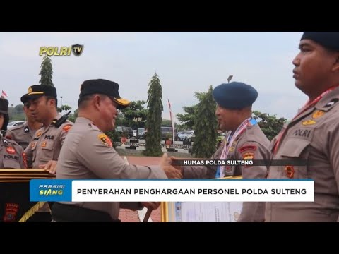 KAPOLDA SULTENG BERI PENGHARGAAN PERSONEL BERPRESTASI DI KAPOLRI CUP