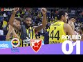 Fenerbahce Holds On To Beat Zvezda Round 1 Highlights Turkish Airlines EuroLeague