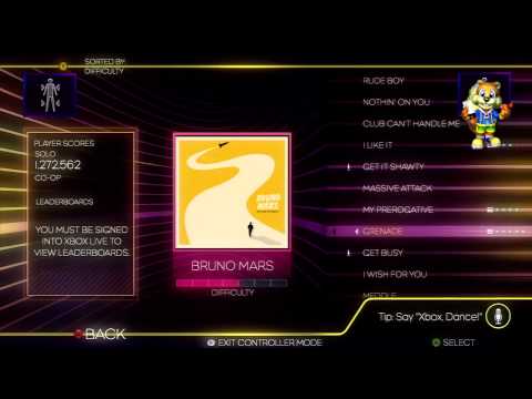 dance central 2 xbox 360 kinect song list