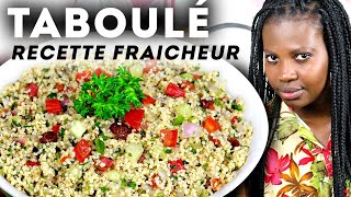 TABOULÉ Recette Fraicheur pour lutter contre la CHALEUR et la CANICULE