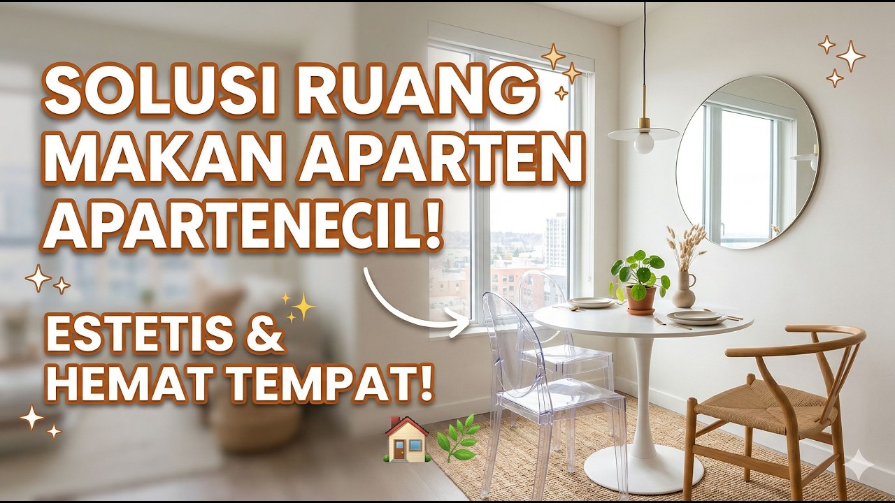 Menyulap Ruang Terbatas; Ide Ruang Makan Minimalis Memukau untuk Apartemen Mungil