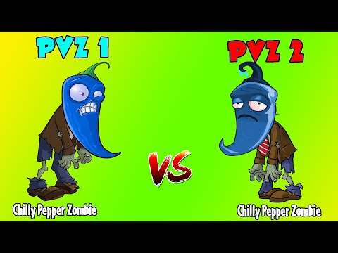 The Diffirence of Every Zombies in PVz 1 vs Pvz 2 - Zombie vs Zombie