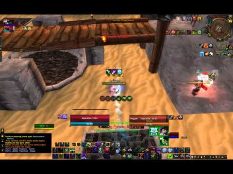 Unholy DK/Disc Priest vs. Rogue/BM Hunter 2v2 arena pvp 5.2 1650 rating